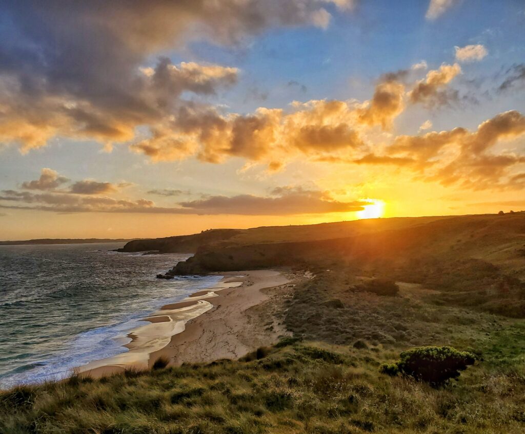 Sunset at Bore Beach, San Remo